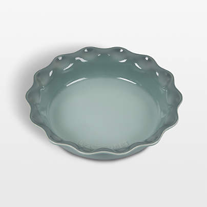 Le Creuset ® Heritage 9" Sea Salt Ceramic Pie Dish