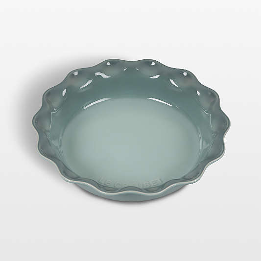 Le Creuset ® Heritage 9" Sea Salt Ceramic Pie Dish
