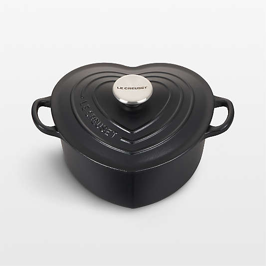 Le Creuset ® 2.25-Qt. Licorice Black Enameled Cast Iron Heart Dutch Oven