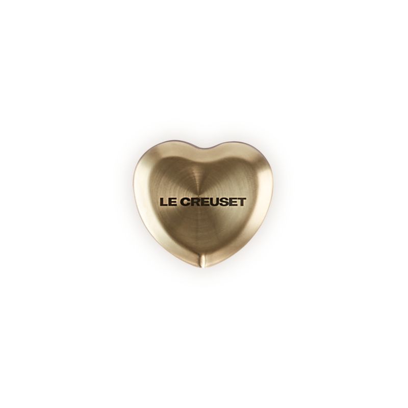 Le Creuset ® Traditional Light Gold Heart Shaped Knob - image 1 of 3