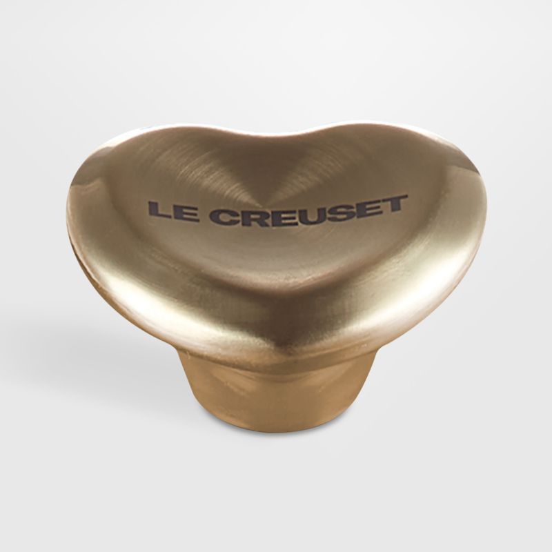 Le Creuset ® Traditional Light Gold Heart Shaped Knob - image 0 of 3