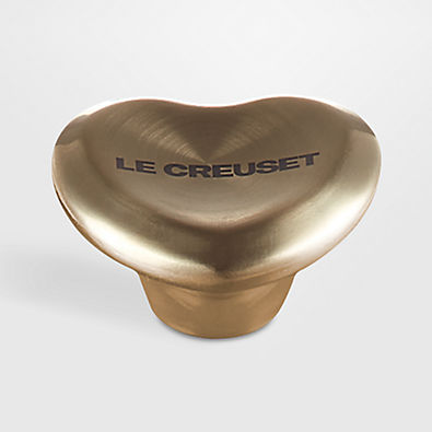 View Le Creuset ® Traditional Light Gold Heart Shaped Knob details