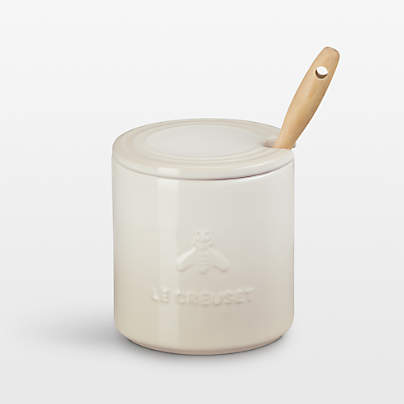 Le Creuset ® Signature Meringue Stoneware Honey Pot with Dipper