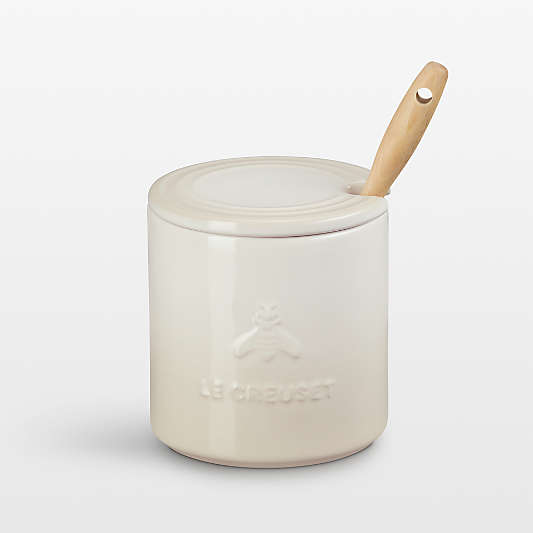Le Creuset ® Signature Meringue Stoneware Honey Pot with Dipper