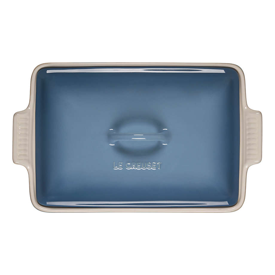 Le Creuset Heritage Covered Rectangular 4-Qt. Chambray Blue