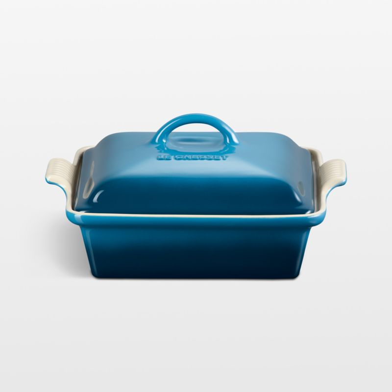 Le Creuset Heritage 2-Qt. Square Covered Casserole in Cerise