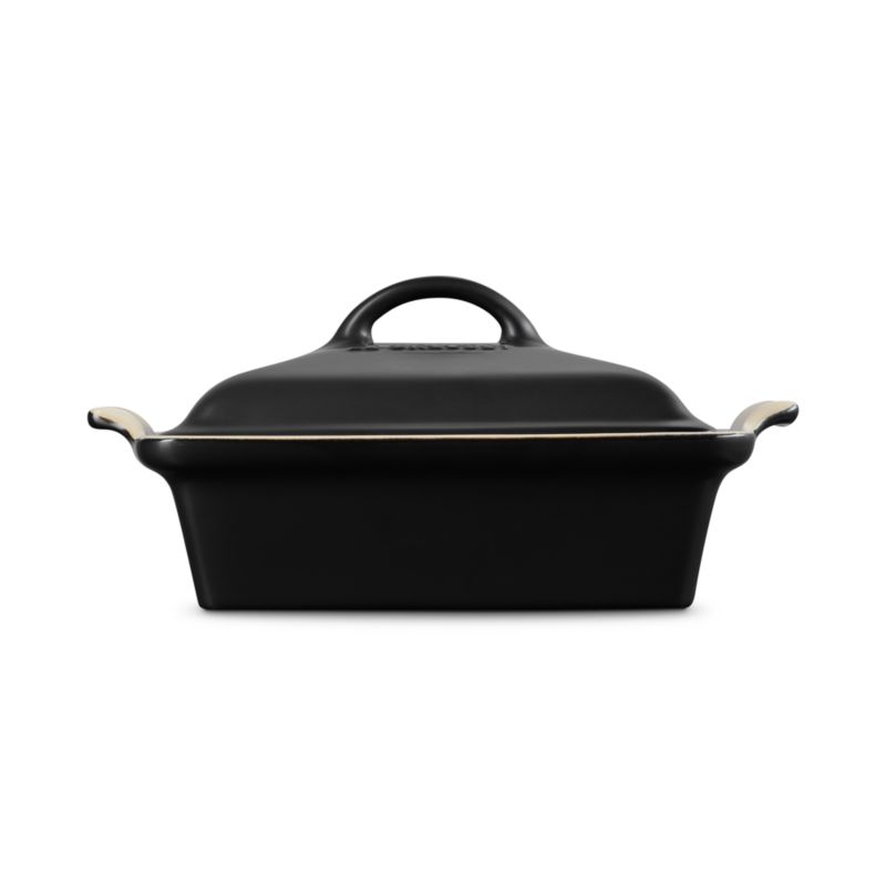 Le Creuset Heritage 2-Qt. Square Covered Casserole in Licorice - image 2 of 4