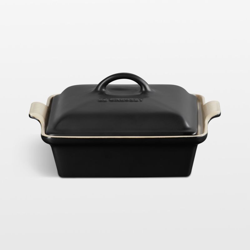 Le Creuset Heritage 2-Qt. Square Covered Casserole in Licorice - image 0 of 4