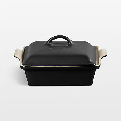 Le Creuset Heritage 2-Qt. Square Covered Casserole in Licorice