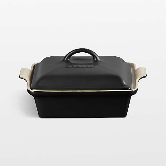 Le Creuset Heritage 2-Qt. Square Covered Casserole in Licorice