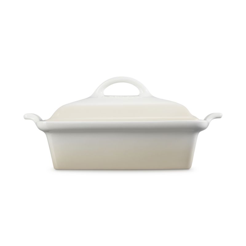 Le Creuset Heritage 2-Qt. Square Covered Casserole in Meringue - image 2 of 5