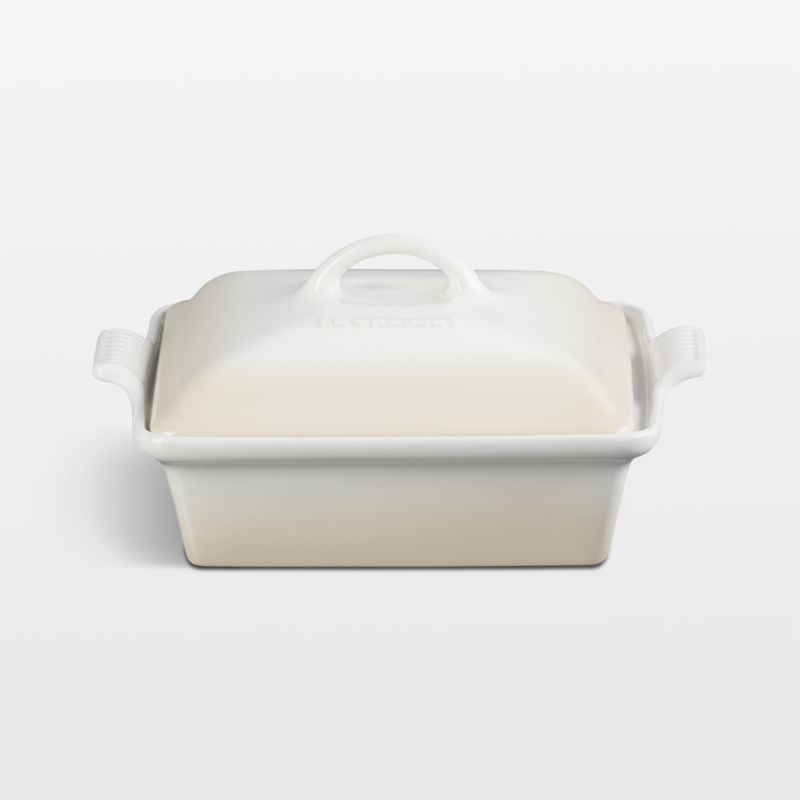 Le Creuset Heritage 2-Qt. Square Covered Casserole in Meringue - image 0 of 5