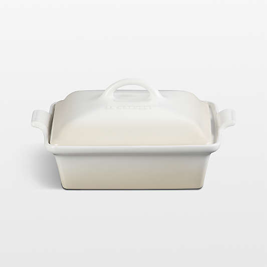 Le Creuset Heritage 2-Qt. Square Covered Casserole in Meringue