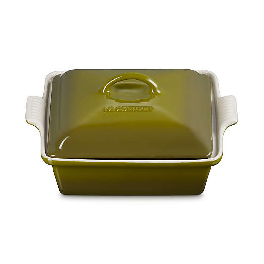 Le Creuset Heritage 2-Qt. Square Covered Casserole in Olive