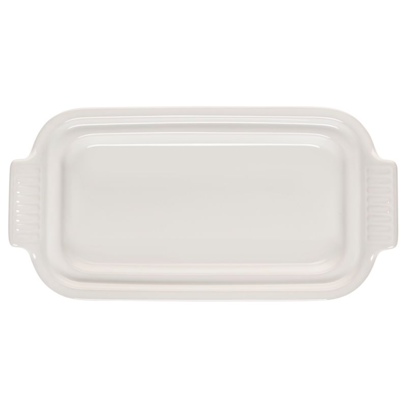 Le Creuset Heritage White Butter Dish + Reviews 