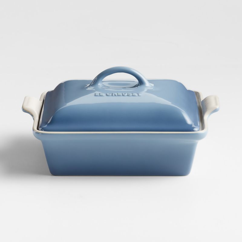 Le Creuset Heritage 2 Qt. Square Covered Casserole in Chambray