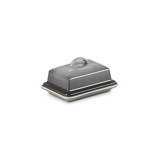 Le Creuset ® Oyster Heritage European Ceramic Butter Dish