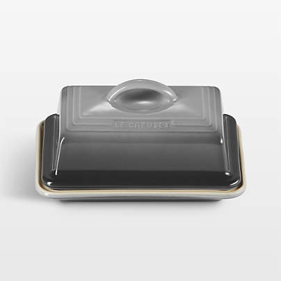 Le Creuset ® Oyster Heritage European Ceramic Butter Dish