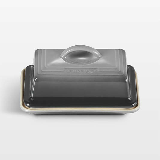 Le Creuset ® Oyster Heritage European Ceramic Butter Dish