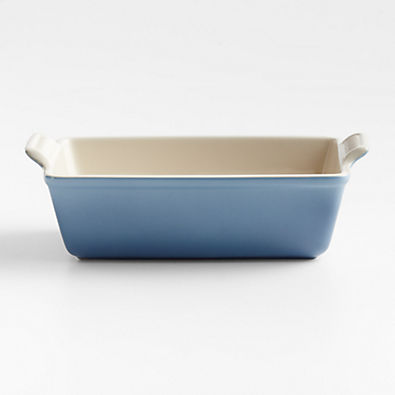 View Le Creuset ® Heritage Chambray Ceramic Loaf Pan details