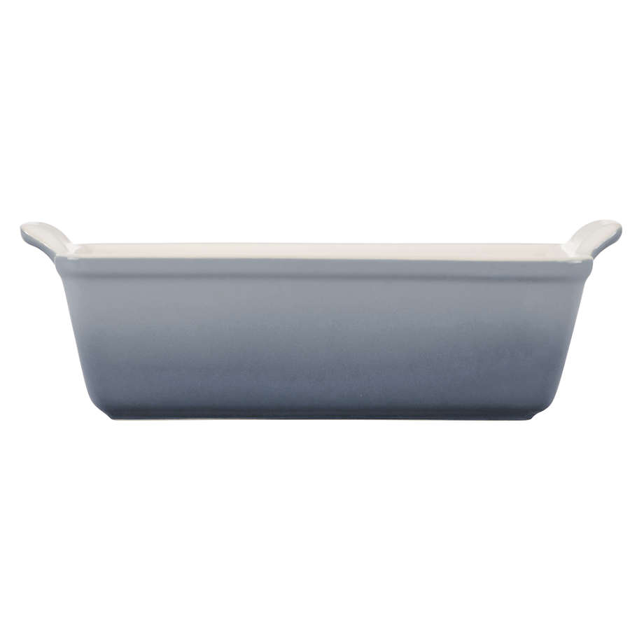 Le Creuset Heritage Thyme Ceramic Loaf Pan + Reviews | Crate & Barrel