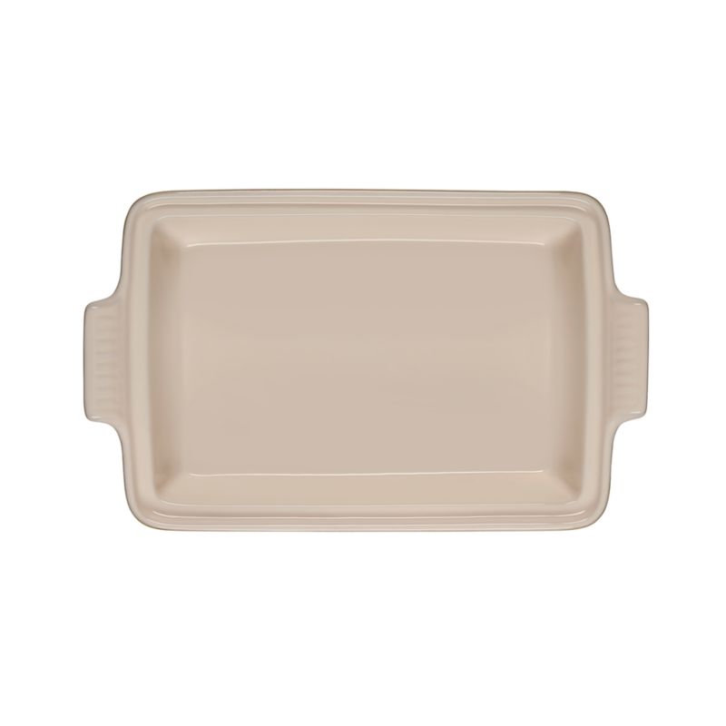 Le Creuset ® Heritage 4-Qt. Olive Ceramic Rectangular Baking Dish with Lid - image 2 of 7