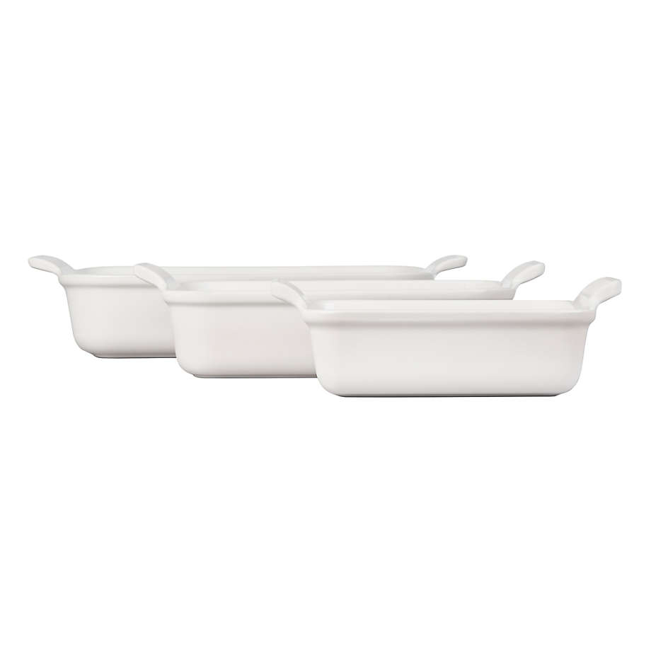 Le Creuset Heritage 3-Piece Rectangular Baking Dish Set