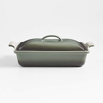 Le Creuset ® Heritage 4-Qt. Thyme Rectangular Casserole Dish with Lid