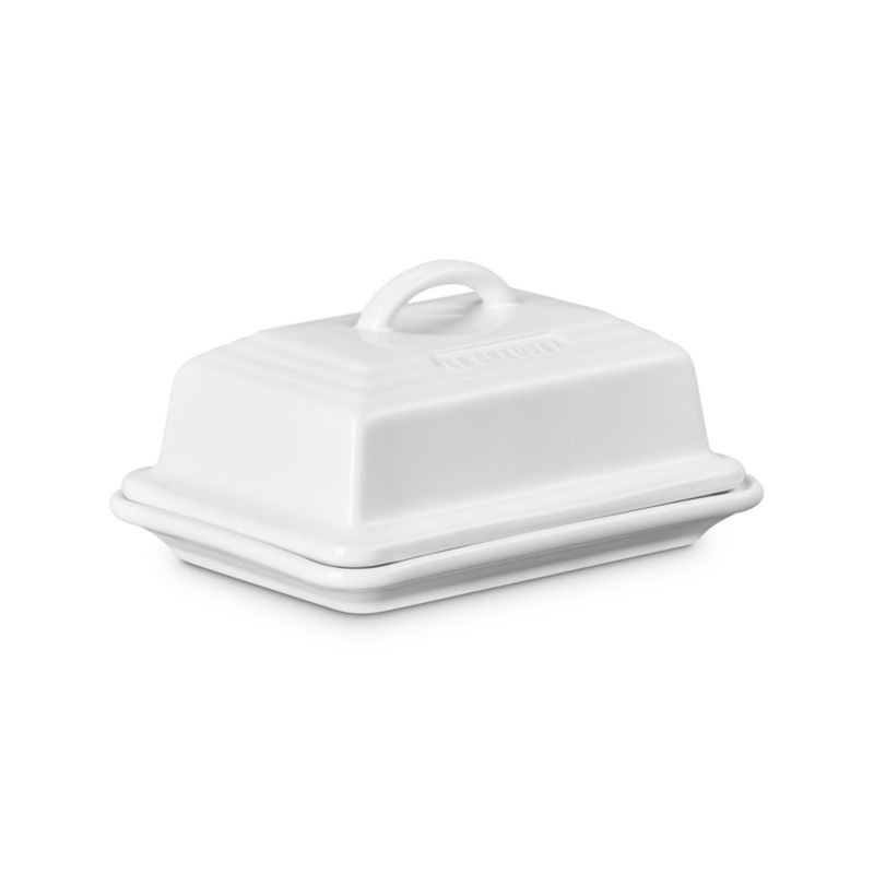 Le Creuset ® Heritage White European Ceramic Butter Dish - image 3 of 4