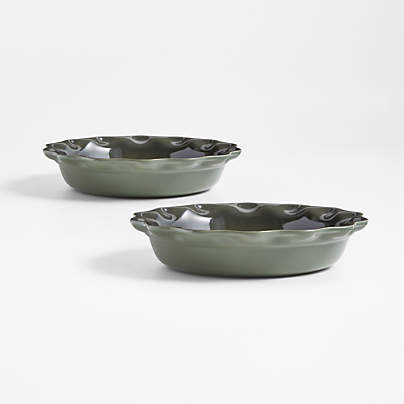 Le Creuset ® Heritage 9" Thyme Pie Dishes, Set of 2