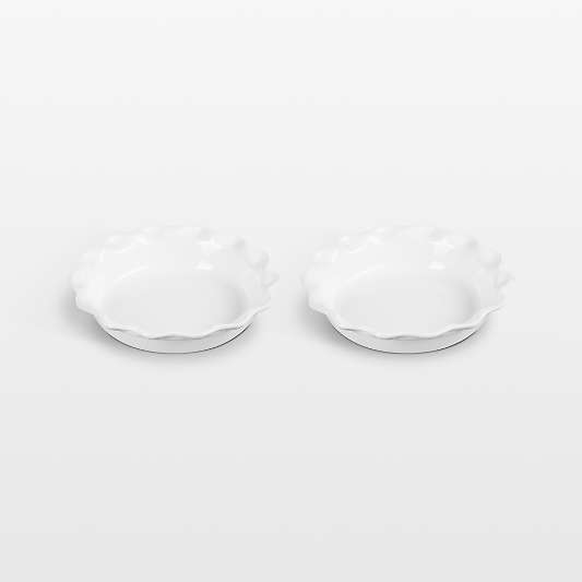 Le Creuset ® Heritage 9" White Pie Dishes, Set of 2