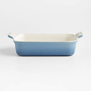 Le Creuset Heritage Chambray Blue Ceramic Stoneware Loaf Pan + Reviews