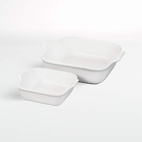Le Creuset Stoneware Rectangular Dish with Platter Lid, 14 3/4 X 9