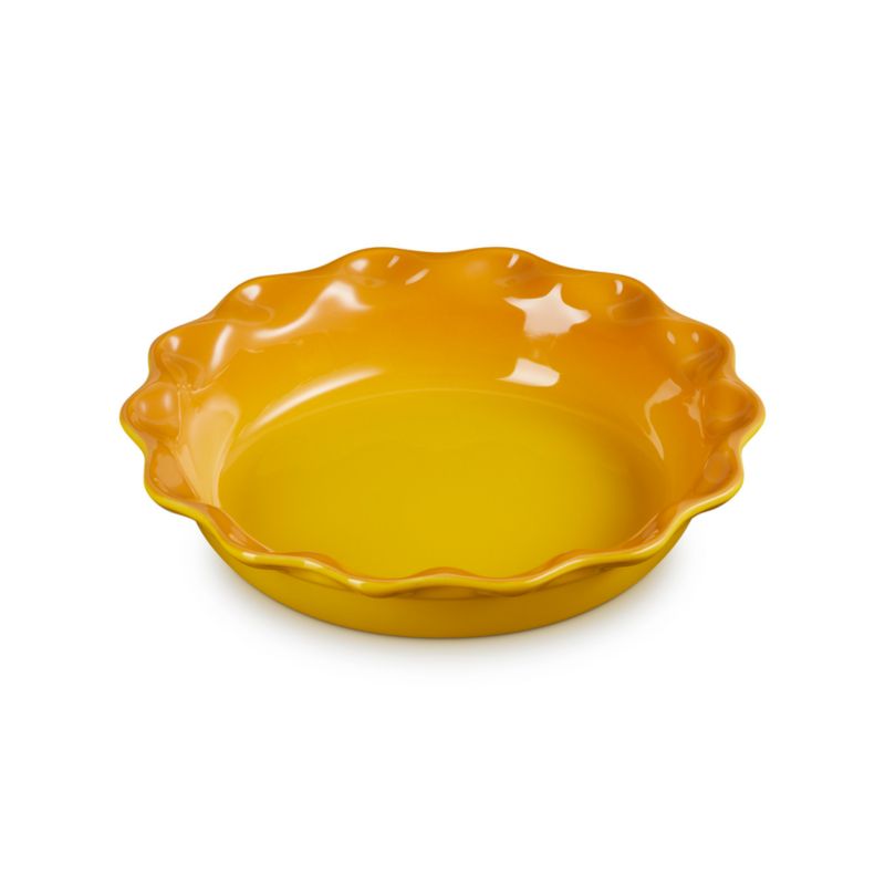 Le Creuset ® Heritage 9" Nectar Ceramic Pie Dish - image 3 of 6