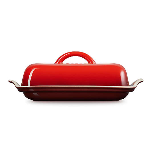 Le Creuset ® Heritage Cerise Ceramic Butter Dish