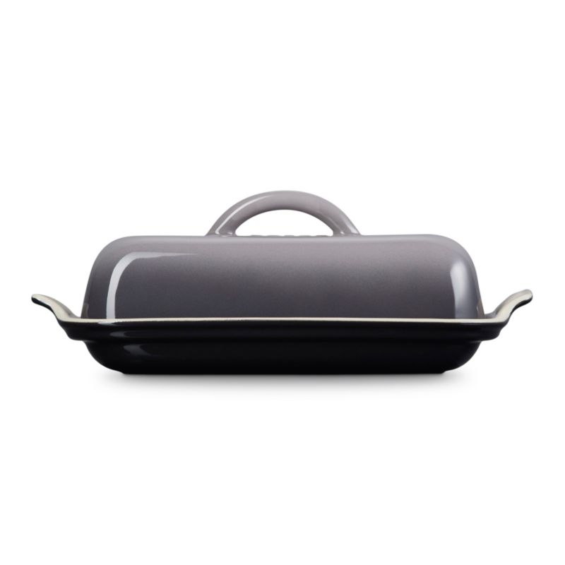 Le Creuset ® Heritage Oyster Ceramic Butter Dish - image 2 of 4