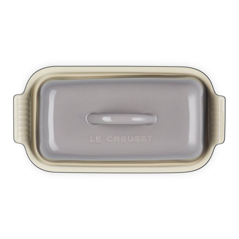 Le Creuset ® Heritage Oyster Ceramic Butter Dish - image 1 of 4