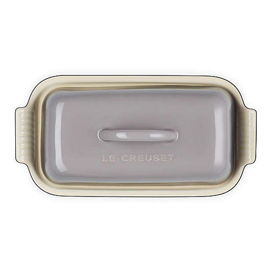 Le Creuset ® Heritage Oyster Ceramic Butter Dish