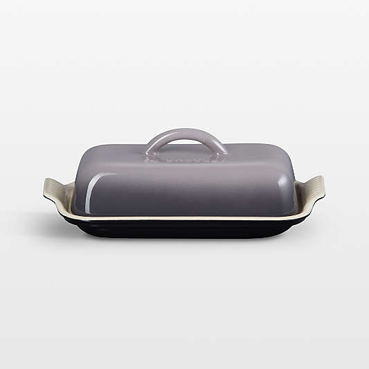 Le Creuset ® Heritage Oyster Ceramic Butter Dish