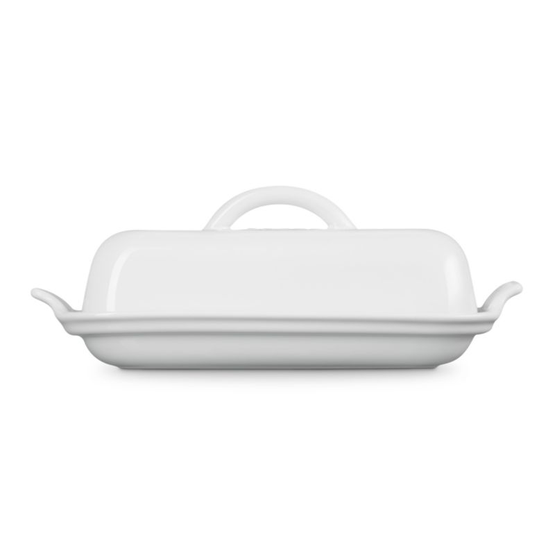 Le Creuset ® Heritage White Ceramic Butter Dish - image 1 of 5