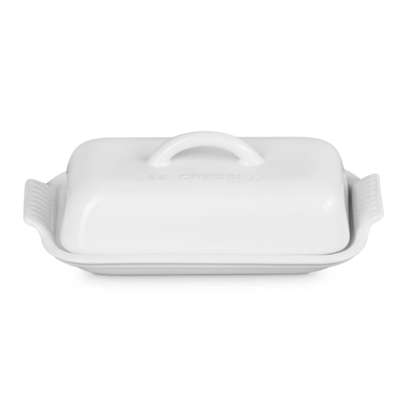 Le Creuset ® Heritage White Ceramic Butter Dish - image 3 of 5