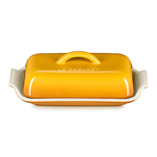 Le Creuset ® Heritage Nectar Ceramic Butter Dish