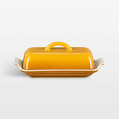 Le Creuset ® Heritage Nectar Ceramic Butter Dish