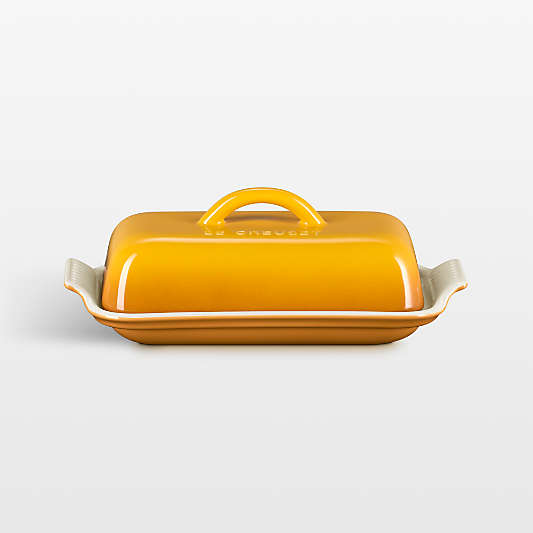 Le Creuset ® Heritage Nectar Ceramic Butter Dish