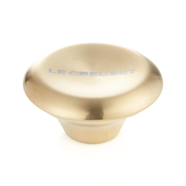 Le Creuset Bear stainless steel knob light gold for signature model pot New