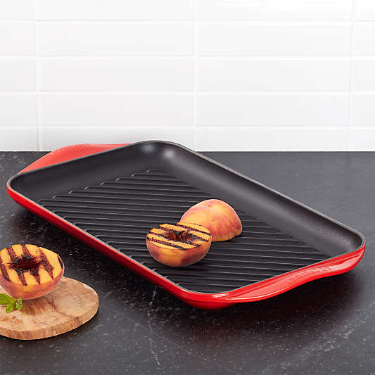 Le Creuset ® Cerise Red Double Burner Grill