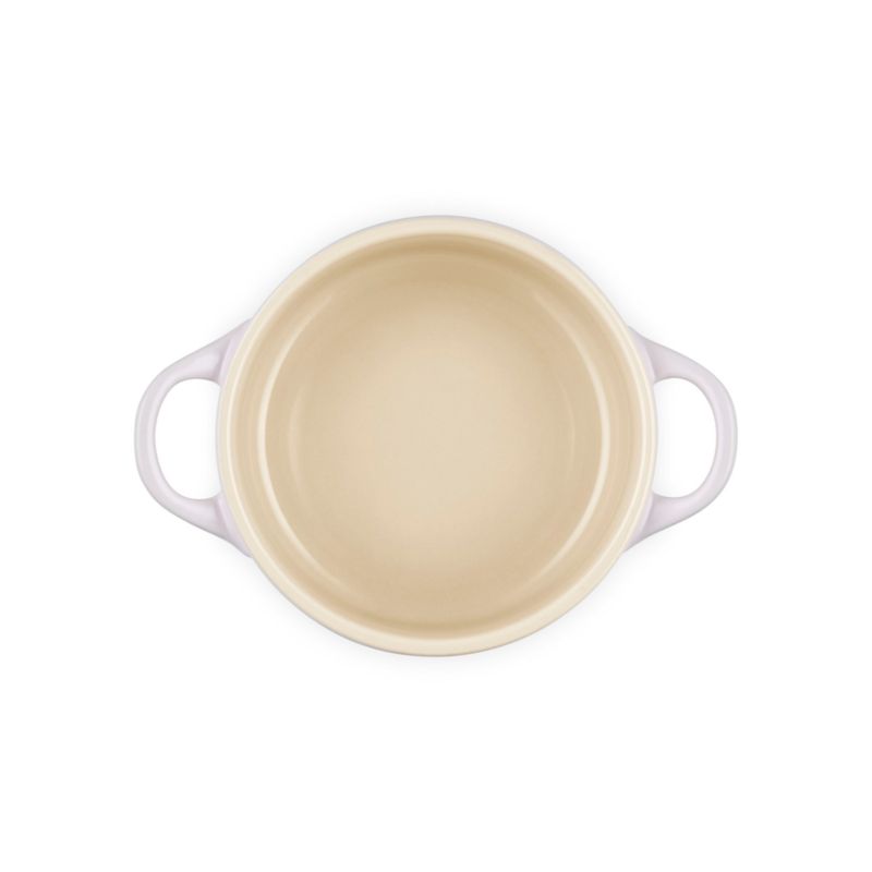 Le Creuset ® 24-Oz. Shell Pink Tree-Embossed Stoneware Mini Cocotte with Gold Star Knob - image 3 of 6