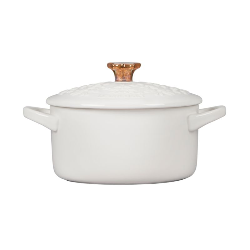 Le Creuset ® Mini Noel Cocotte with Star Knob White - image 2 of 3