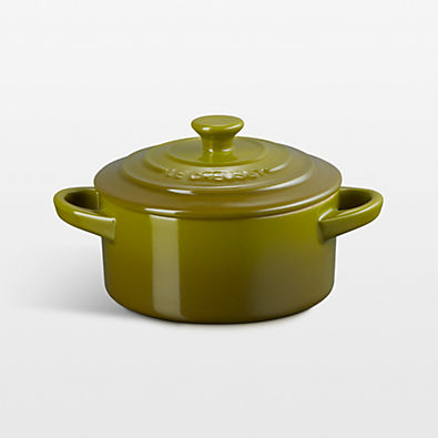 View Le Creuset ® 8-Oz. Olive Mini Cocotte details