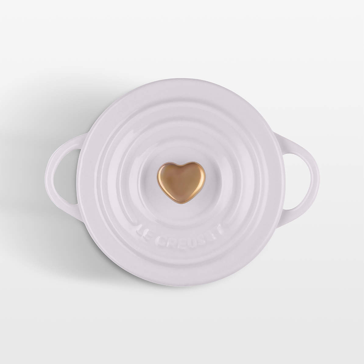 Mini Cocotte with Gold Heart Knob
